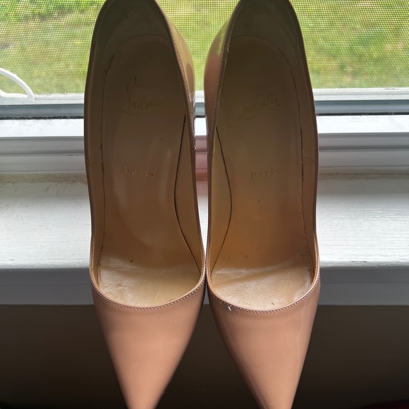 Louboutin 100mm patent leather heels - Picture 12 of 13